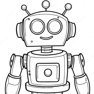 Rob The Robot Coloring Pages