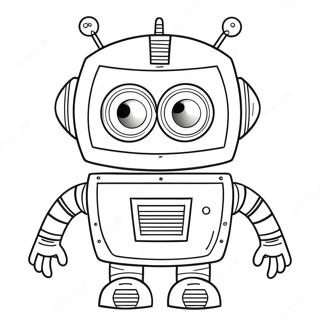 Rob The Robot Coloring Pages