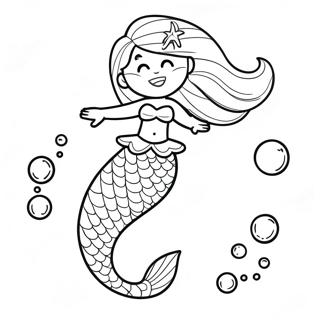 Mermaid Tail Coloring Page 37133-29367