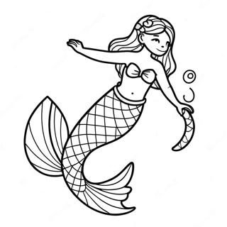 Mermaid Tail Coloring Page 37133-29368