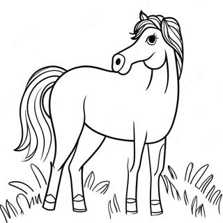 Paint Horse Coloring Pages