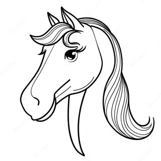 Paint Horse Coloring Page 37143-29371