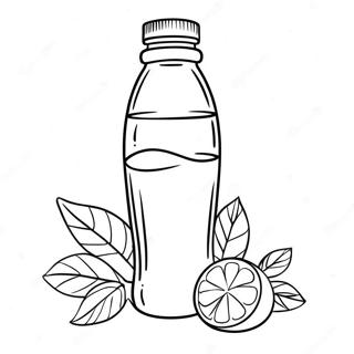 Water Bottle Coloring Pages