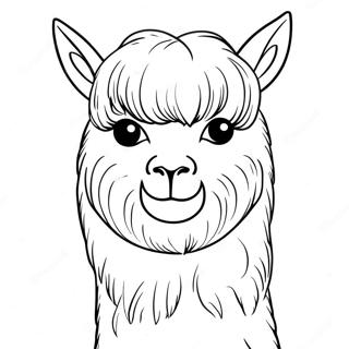 Alpaca Kleurplaat 37173-29386