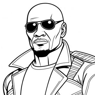 Nick Fury Kleurplaat 37203-29416