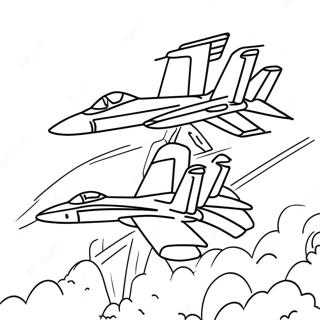 Blue Angels Coloring Pages