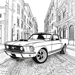 Mustang Gt Mustang Boyama Sayfaları