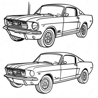 Classic Mustang Gt Coloring Page 3721-2966