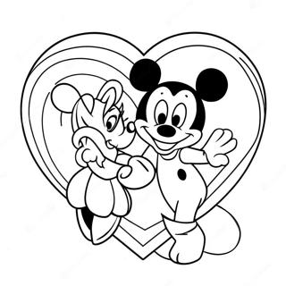 Disney Valentinstag Ausmalbilder