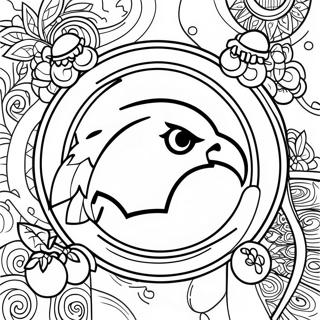 Iowa Hawkeye Logo Coloring Page 37233-29430