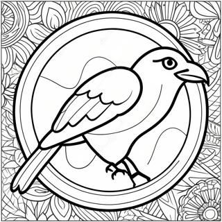 Iowa Hawkeye Logo Coloring Page 37233-29432