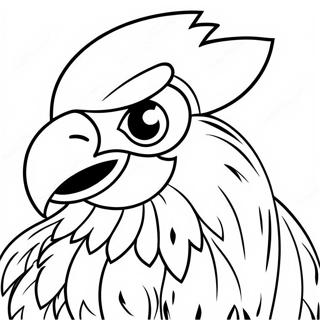 Iowa Hawkeye Mascot Coloring Page 37234-29453