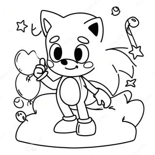 Alles Gute Zum Geburtstag Sonic Ausmalbild 37243-29444