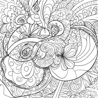 Swirl Pattern Coloring Page 37253-29449