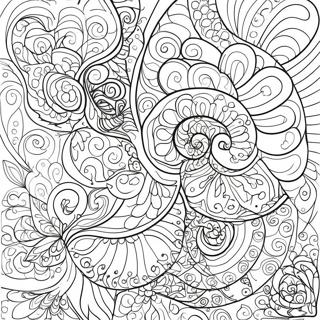 Swirl Pattern Coloring Page 37253-29451