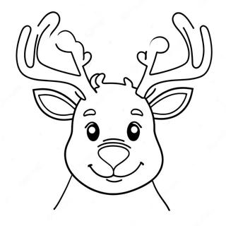 Rudolph And Clarice Coloring Pages