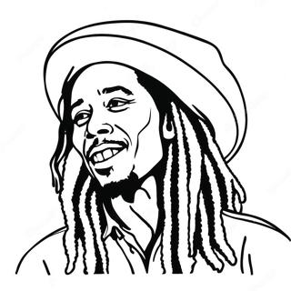 Bob Marley Coloring Page 37283-29474