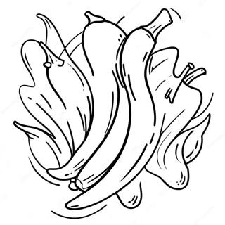 Chili Pepper Coloring Page 37313-29511