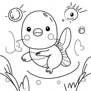 Catch Tiny Ping Coloring Pages