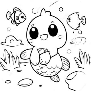 Catch Tiny Ping Coloring Page 37343-29527