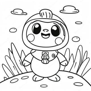 Adventurous Tiny Ping Coloring Page 37344-29529