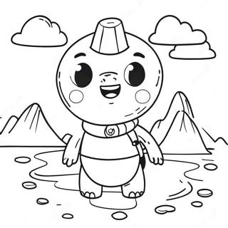 Adventurous Tiny Ping Coloring Page 37344-29531