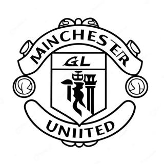 Manchester United Logo Coloring Page 37373-29555