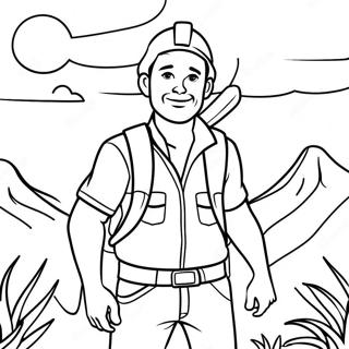 Explorer Coloring Pages