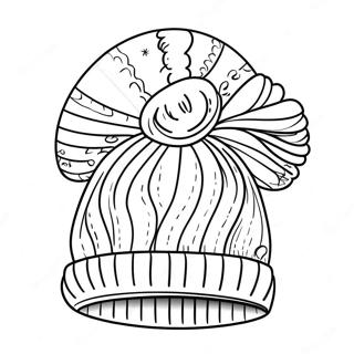 Winter Hat Coloring Page 37423-29592