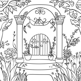 Secret Garden Coloring Pages