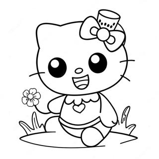 Página Para Colorir Da Hello Kitty Zumbi Fofa 37474-29636