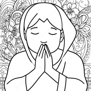 Praying For You Coloring Page 37503-29665