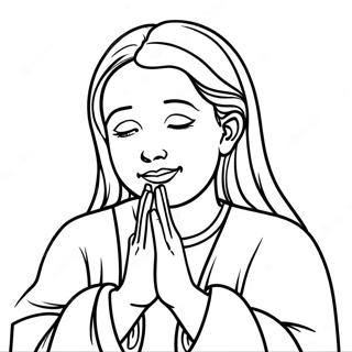 Praying For You Coloring Page 37503-29667