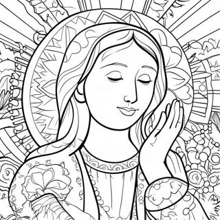 Colorful Prayers Coloring Page 37504-29651