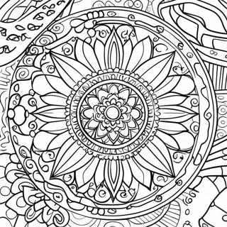 Anxiety Coloring Pages