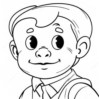 Nose Coloring Page For Kids 37603-29726