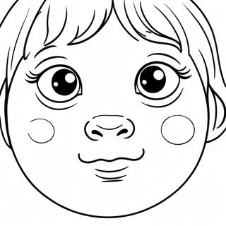 Nose Coloring Page For Kids 37603-29727