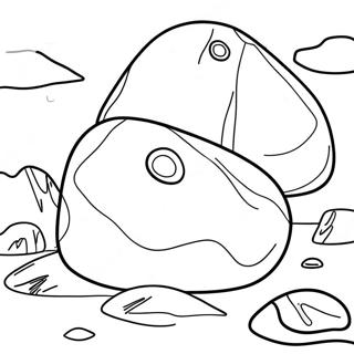 Rock Coloring Pages