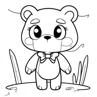 Gloomy Bear Coloring Pages