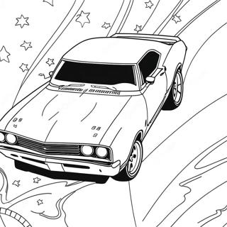 Muscle Car Coloring Page 3770-3001