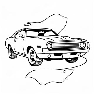 Muscle Car Coloring Page 3770-3002