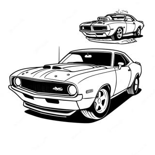 Muscle Car Coloring Page 3770-3004