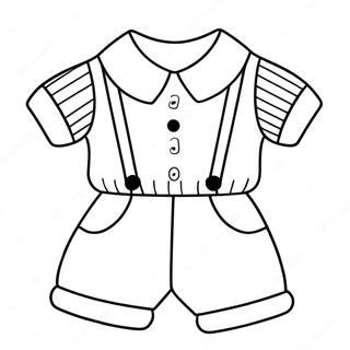 Cute Baby Clothes Coloring Page 37733-29846