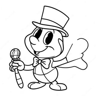 Jiminy Cricket Coloring Page 37773-29860