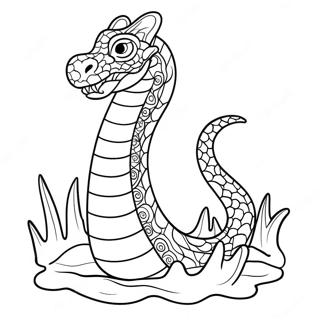 Sea Serpent Coloring Pages