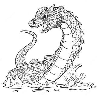 Sea Serpent Coloring Page 37783-29878