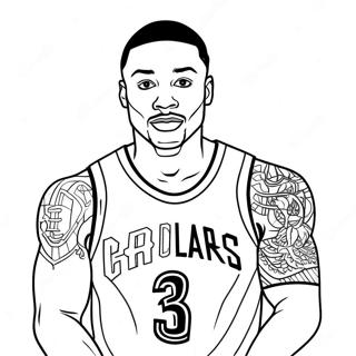 Damian Lillard Pagini De Colorat