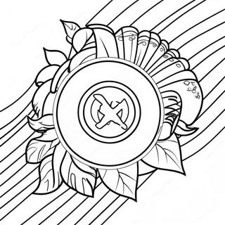 Vibrant State Flag Coloring Page 37874-29950