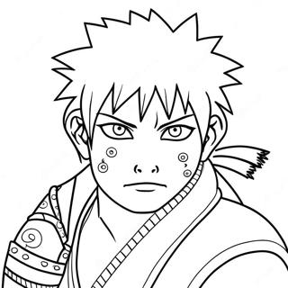 Gaara Coloring Page 37883-29956