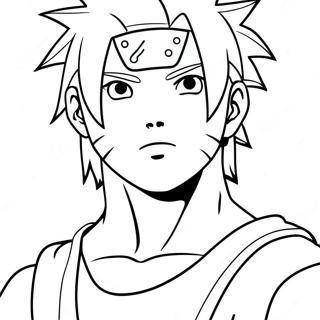 Sasuke Naruto Fargeleggingsark 3790-3027